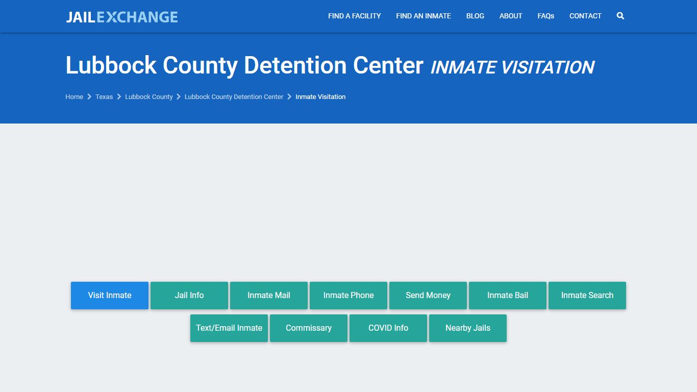 Lubbock County Detention Center Inmate Visitation